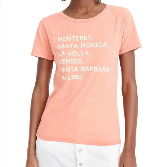 J Crew California Coast Graphic Tee - Picture 2 of 9